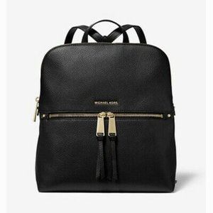Michael Kors Rhea Medium Pebbled Slim Back…